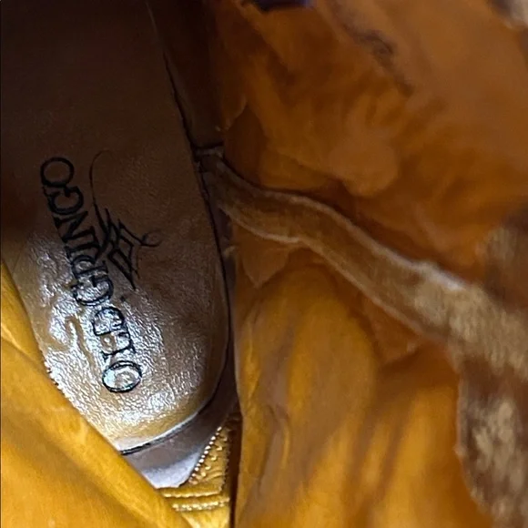 Old Gringo Silver Round Studded Suede Boots Tan size 7.5 - Picture 11 of 16